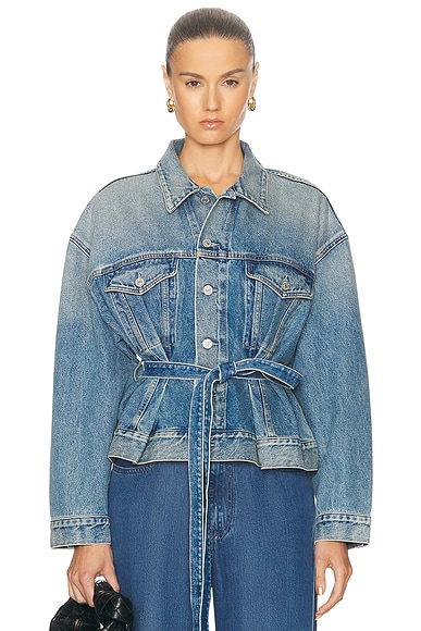 Yeezy season denim jacket sale