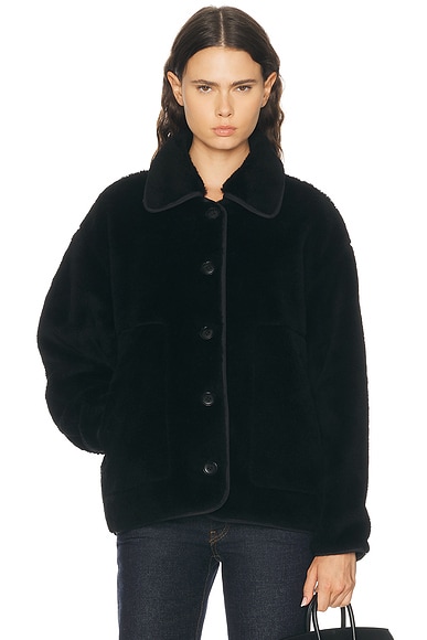 Citizens of Humanity Astrid Sherpa Jacket in Black