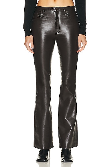 Citizens of Humanity Recycled Leather Lilah Pant in Chocolate Torte