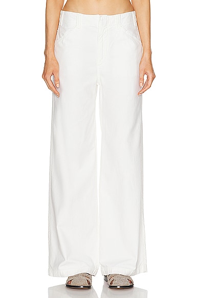 Paloma Utility Trouser in White