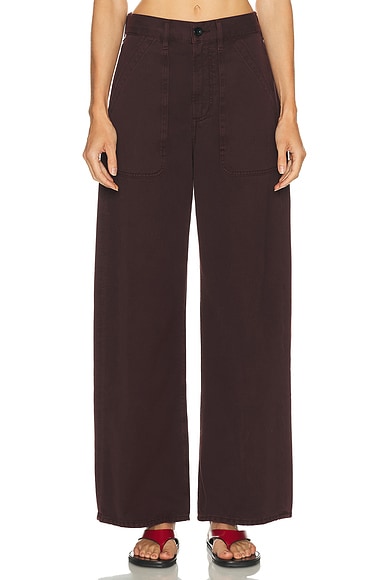 Citizens of Humanity Ayla Cargo in Mahogany