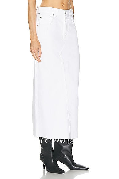 Shop Citizens Of Humanity Circolo Reworked Maxi Skirt In Cannoli