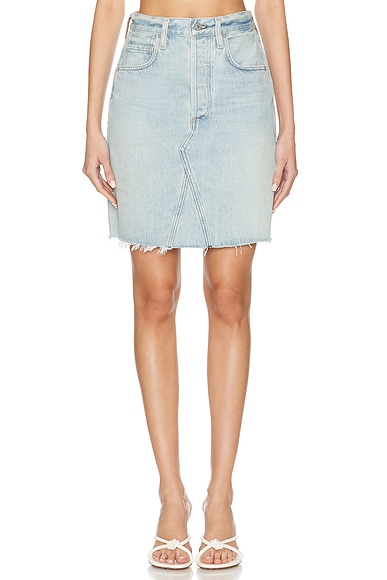 Citizens of Humanity Carolina Destructed Skirt in Array