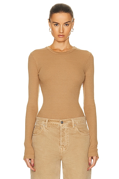 Shop Citizens Of Humanity Adeline Top In Camel