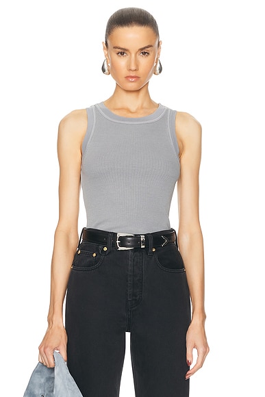 Shop Citizens Of Humanity Isabel Tank In Cyclone Grey