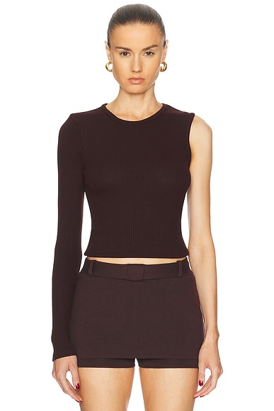 Citizens of Humanity Fellina One Sleeve in Burgundy