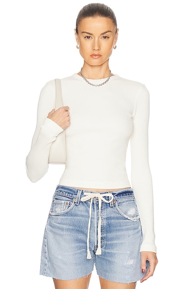 Pilar Waffle Crewneck