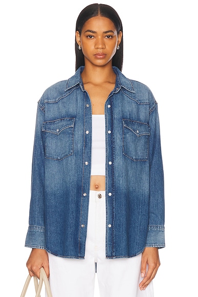 Citizens of Humanity Kayla Western Shirt in Douro