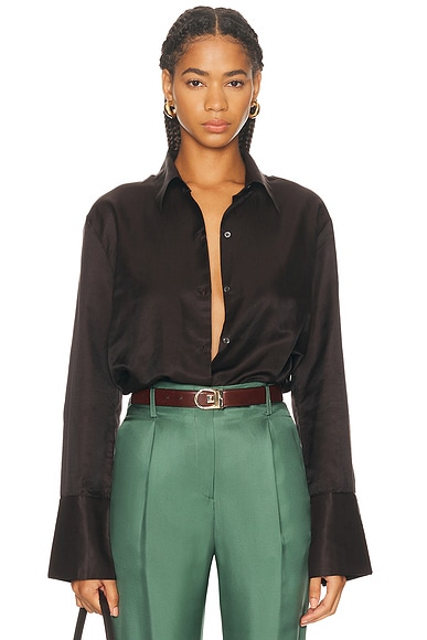 Citizens of Humanity Camilia Shirt in Chocolate