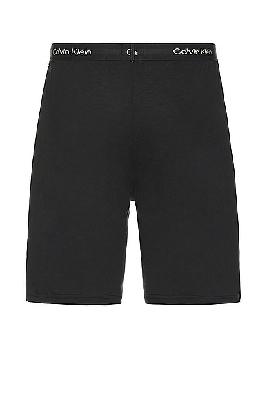 Shop Calvin Klein Underwear Sleep Short In Black