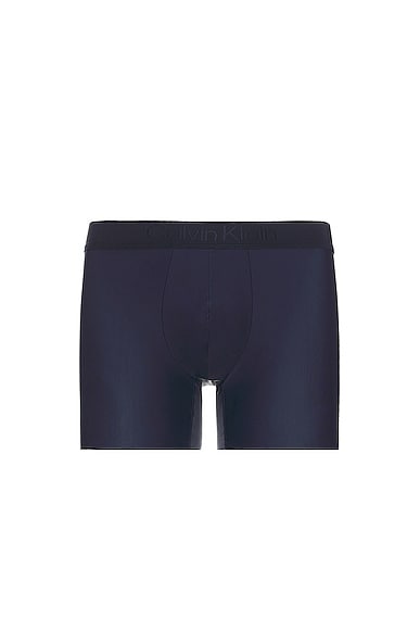 Calvin Klein Underwear Premium CK Black Micro Boxer Brief in Blue Shadow