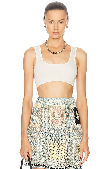 Fendi FFreedom Bra Top in White FWRD