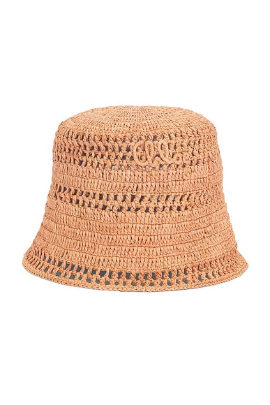 Chloe Sunset Hat in Powdery Pink