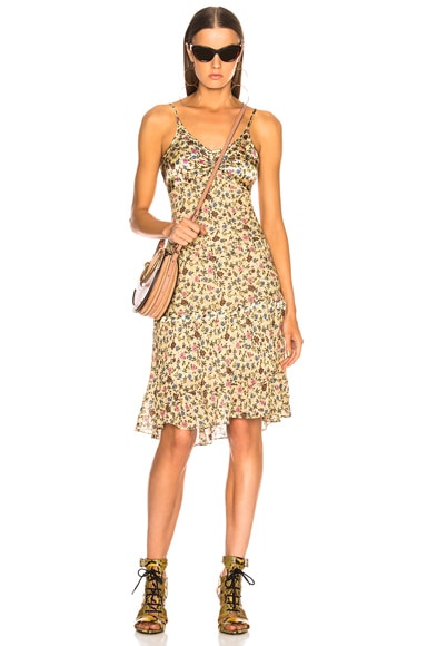 Floral Print Slip Dress