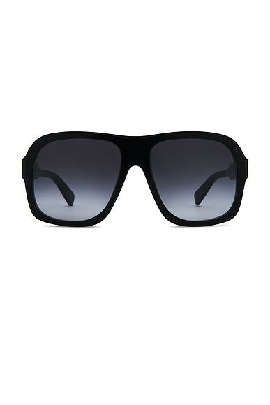 Chloe Gayia Sunglasses in Black & Grey