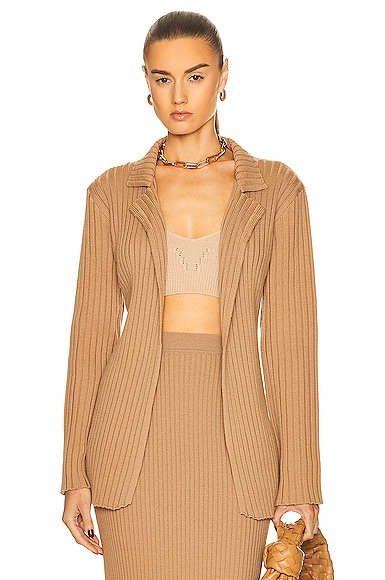 Rib Knit Cardigan