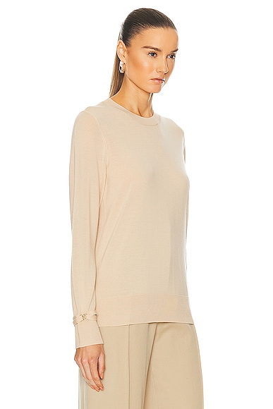Shop Chloé Marcie Sweater In Hot Sand