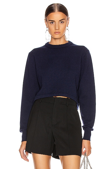 Crop Tie Back Sweater