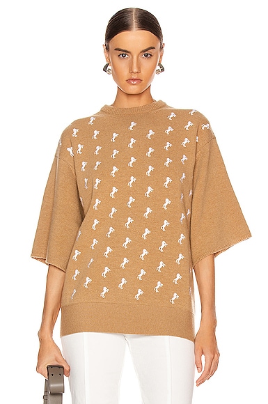 Embroidered Horse Sweater