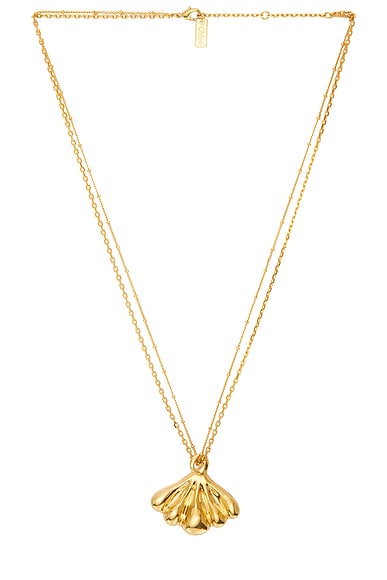 Chloe Seashell Necklace in Gold & Silver