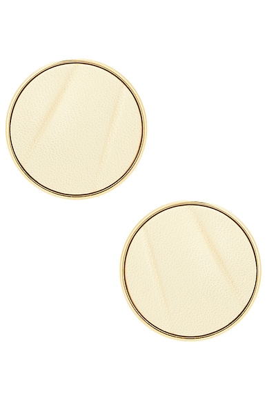 Chloe Stud Earrings in Soft Powder