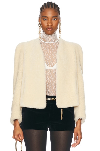 Crop Fur Jacket