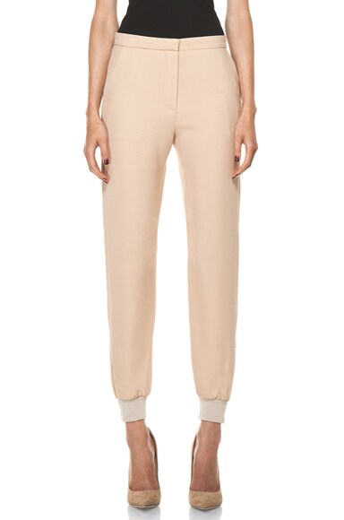 jogging pants with elastic ankles