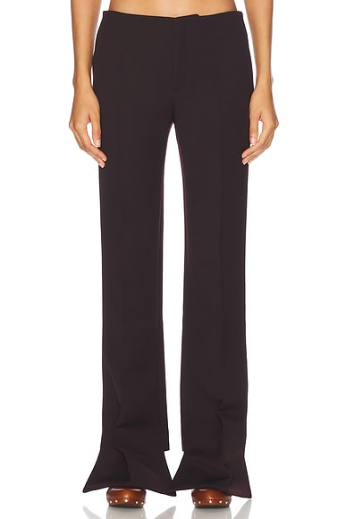 Chloe Straight Leg Pant in Copper Brown