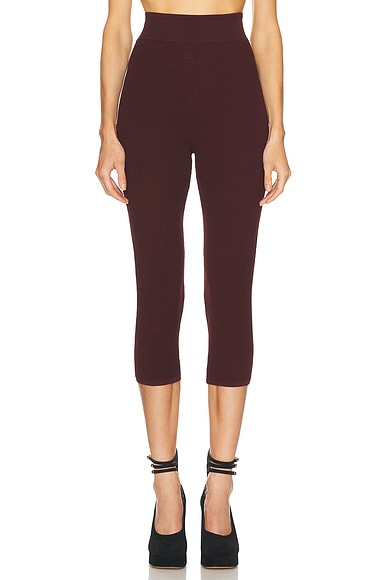Stretch Knit Capri Pant