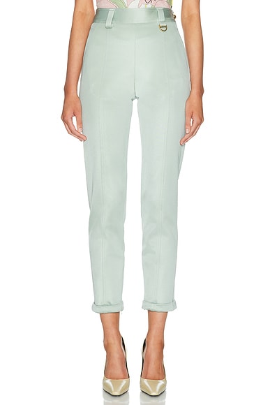 Chloe Cigarette Pant in Misty Blue