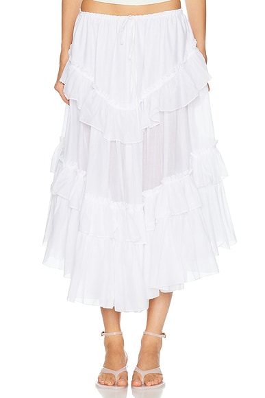 Tiered Maxi Skirt
