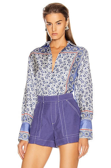 Bandana Print Blouse