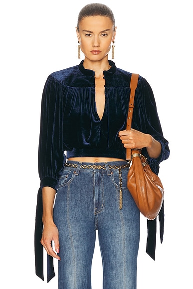 Gathered Tie Top