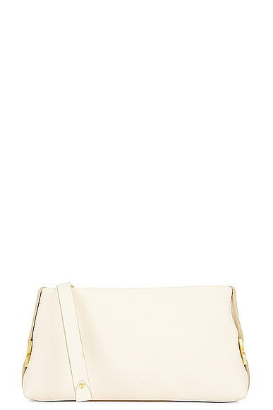 Marcie Clutch in Ivory