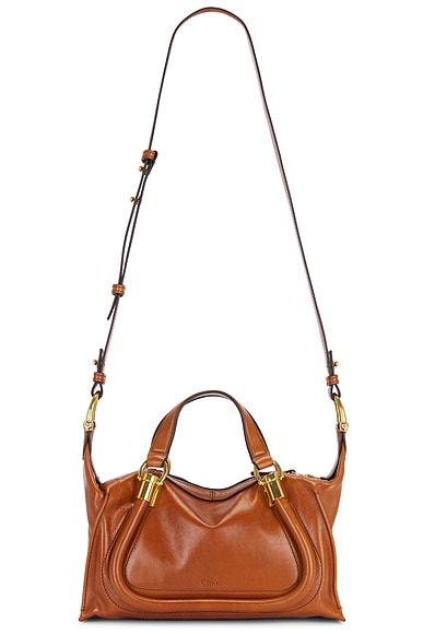 Chloe Partay 24 Shoulder Bag in Clay Brown