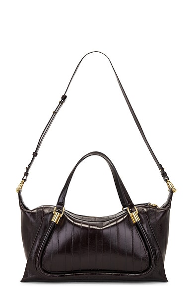 Chloe Partay 24 Shoulder Bag in Kohl Brown