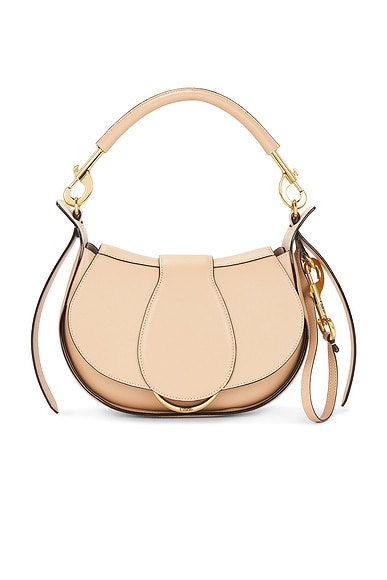 Chloe Ride Small Crossbody Bag in Floral Grey