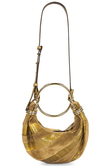 Chloe Bracelet Bag in Gold Khaki