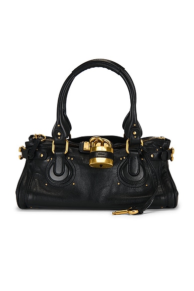 Chloe Paddington Tote Bag in Black