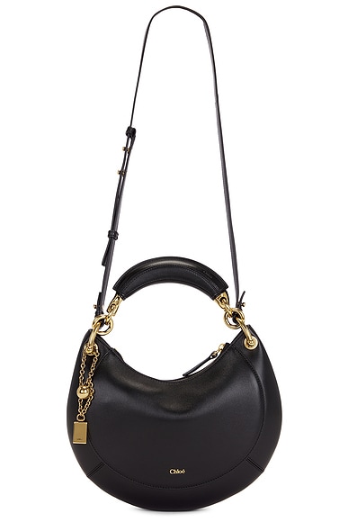 Chloe Banana Bag in Black