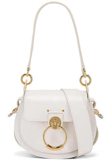 Small Tess Shiny Calfskin Shoulder Bag