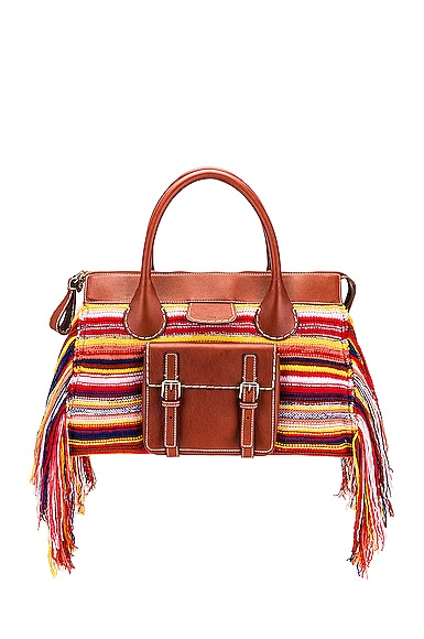 Chloé Large Edith Day Bag In Multicolor Red | ModeSens