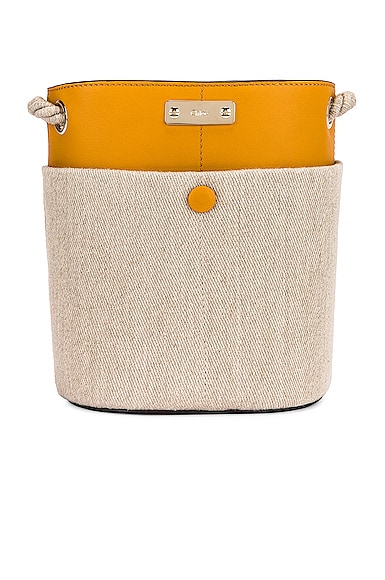Chloe Small Key Bucket Bag in Yellow