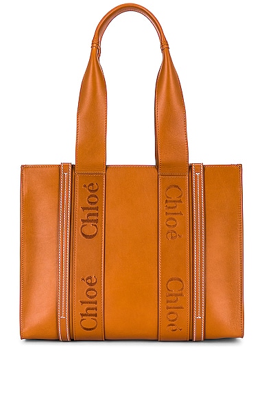 Woody Leather Tote