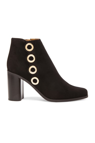 Suede Grommet Booties