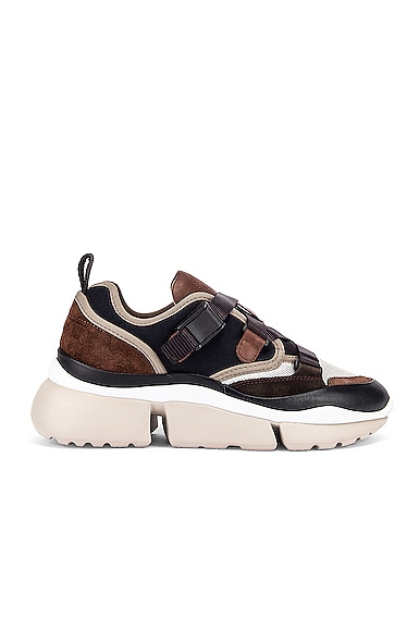 Chloe Sonnie Sneakers in Navy Ink | FWRD Chloe ネイビー and 