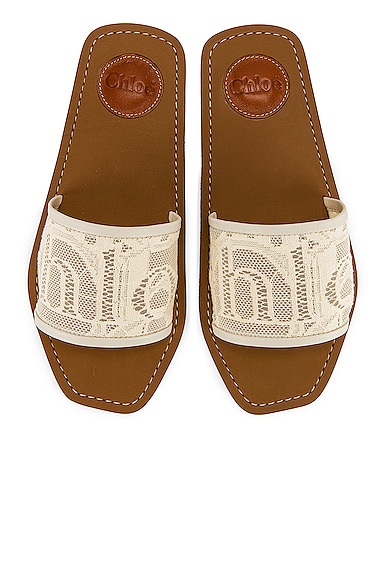 Woody Lace Slides