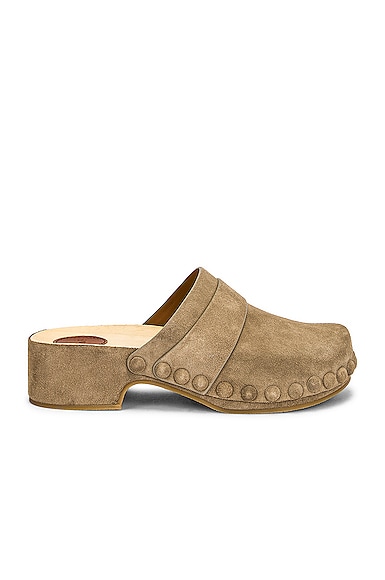 Chloe Joy Clogs in Taupe