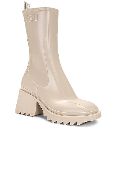 Shop Chloé Betty Boots In Nomad Beige