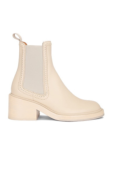 Shop Chloé Mallo Boot In Pearly Grey